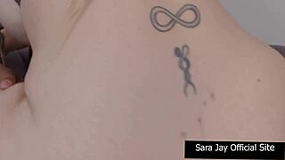 sara jay loves bouncing on huge cock with mazee god