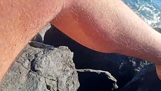 crazy public jerking and piss-loaded cock show 😈