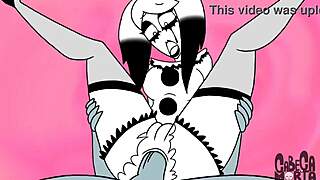 Goth cartoon clowns engage in sex with lots of fun