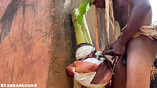 Village warrior, can you handle this chubby slut's huge ass on the ranch?