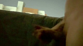 Double Cumshot on Hotel Balcony and Bathroom