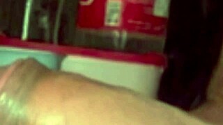 Hot married woman fills pussy with milk