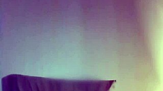 Random video in bed one vertical with hairy pussy and natural tits.