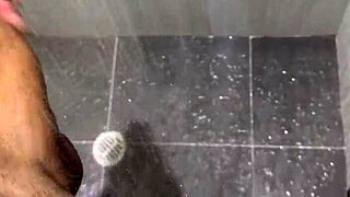 Masturbate on hotel balcony, cum twice in bathroom?