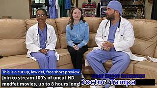 Dr. Tampa's domination roleplay with serena morgan moaning in close-up pov orgasms