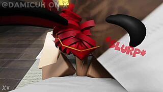 Femboy with fat ass grinds on me.