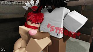 Femboy with fat ass grinds on me.