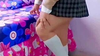 mexican schoolgirl got horny and compliant, lets everything for school computer, fucked without condom real!