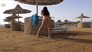 I forgot my panties at the public beach. Now everyone sees my ass flashing.