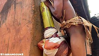 Village warrior, can you handle this chubby slut's huge ass on the ranch?