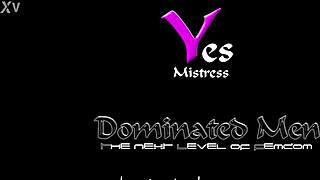 Caught jerking off, now facing brutal femdom punishment from the mistress