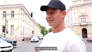 Vlogger, that hot chick with big tits blow you in the hallway before you fuck her at home?