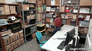 Tattooed teen 18+ gets pounded doggystyle from behind