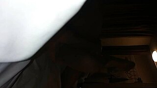 this wild blonde slut gets tied up and sucks a big black cock before getting fucked hard