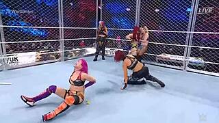 Female Wrestlers Compete In Intense Survivor Series Wargames