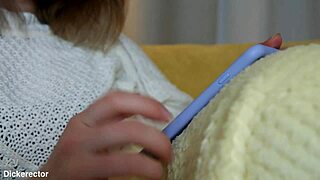 Alluring bombshell visits doctor for intense squirting orgasm