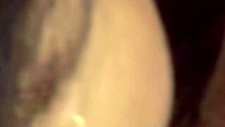 Hot married woman fills pussy with milk