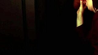 STUDENT SUCKS COCK AT THE GLORYHOLE!