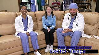 Dr. Tampa's domination roleplay with serena morgan moaning in close-up pov orgasms