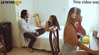 Caught Cheating On My Busty Wife With A Hot Brunette