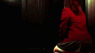 STUDENT SUCKS COCK AT THE GLORYHOLE!