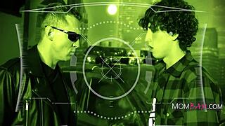 Come join the terminudge gangbang with lexi stone and her pierced big tits getting banged hard by the group.