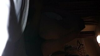 this wild blonde slut gets tied up and sucks a big black cock before getting fucked hard