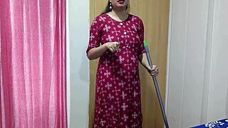 Indian Desi Sali Seduces Jija for Hardcore Sex in Clean Room