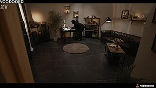 Thief girl punished in sexy lady house!