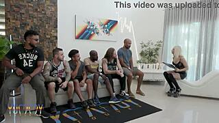 Brazilian Teacher Vivian Lola Assfucked by Guys, Then Gangbanged in Triple Anal with Piss Drinking!