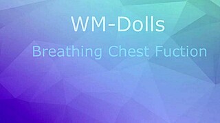 Hey, testing the softness of this WM sex doll's breasts and simulation function! 😍