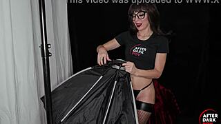 Hey Goldy Chan, ready to tease in POV studio after dark?