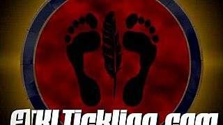 master oversees foot worship and domination in lesbian maledom session