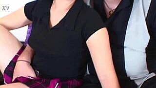 Cream Bye introduces herself in casting interview with dirty talk and natural tits