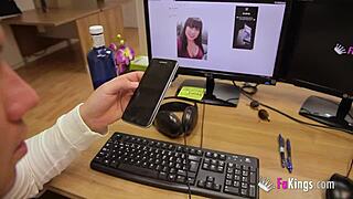 Want a blowjob from this busty Colombian?