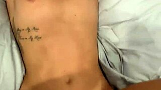 Emma Hix and Brad Newman share passionate date night cumshot.