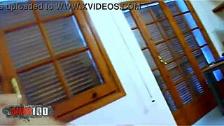 Latina Carla Cruz takes two dicks in wild threesome with blowjob