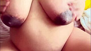 Yo, check my pregnant Arab milf solo with hairy pussy!