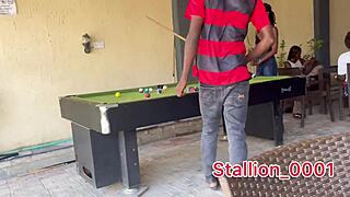 Skinny Ebony Teen 18+ Drilled Deep with Monster Cock Creampie