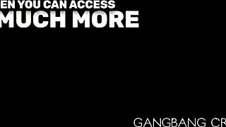 mature italian milf shows off her pregnant body in european video