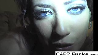 capri cavanni play with her wet pussy and amazing big tits