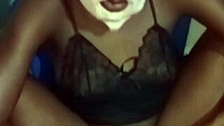 skinny african teen slut loves getting fucked rough and hard