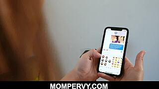 horny milf fucks stepson naked when husband is away