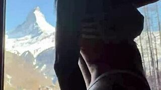 that 18 years old exhibitionist girlfriend with big tits and tight pussy gets exposed by her cuckold boyfriend 😏