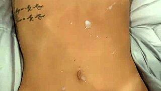 Emma Hix and Brad Newman share passionate date night cumshot.