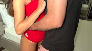 I gave my tight pussy as a Christmas gift before the day