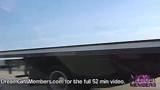 i flash my big tits topless in the convertible on the skyway bridge.