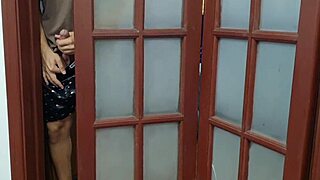 Brazilian latina shows off big ass for neighbor's delight