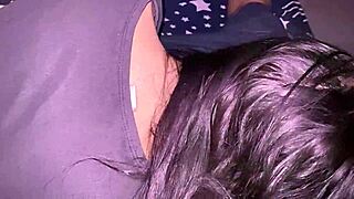 Bhabhi sneaks into brother-in-law's room for all-night banging.