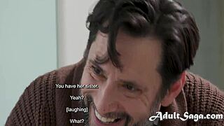 Kenzie Taylor and Will Pounder in rough taboo threesome with anal pounding